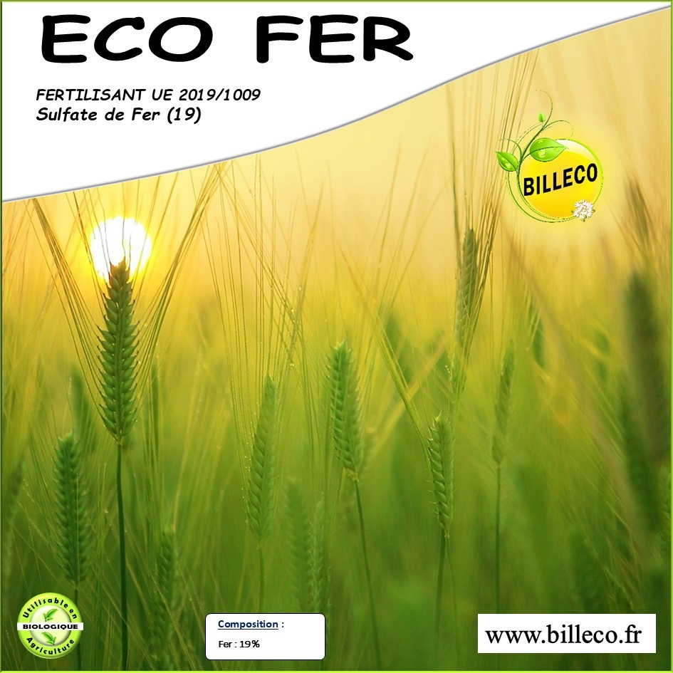 ECO FER - Fertilisant UE / Sulfate de Fer (19%)
