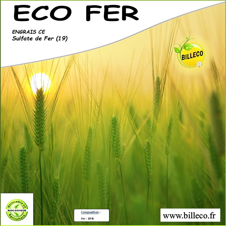 ECO FER - Engrais CE / Sulfate de Fer (19%)