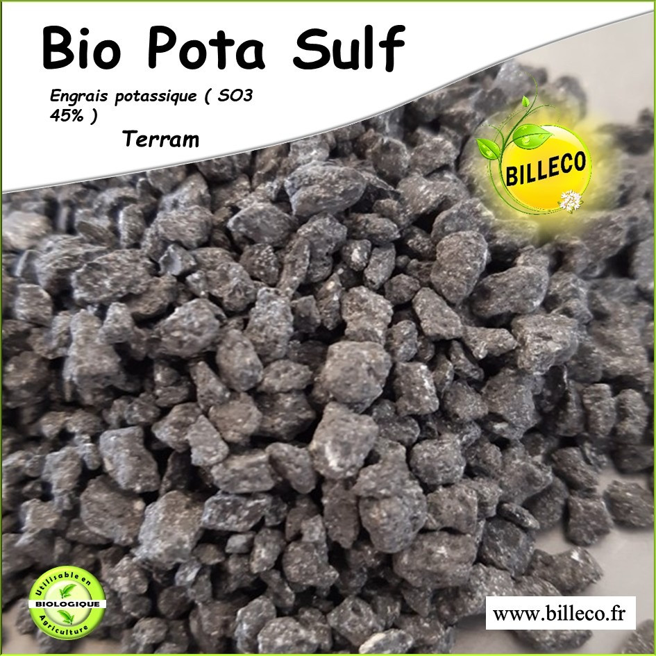 Bio Pota Sulf - Nutrition végétale. Engrais potassique SO3 (45)