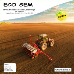 ECO SEM - Engrais NF U 42-001 / Engrais Organo-minéral N 8,5-0-3 avec SO3 (32)