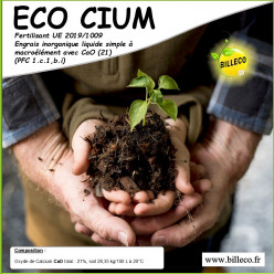 ECO CIUM - Fertilisant UE 2019/1009 - Engrais inorganique liquide simple à macroélément avec CaO (21) (PFC 1.C.1,b.i)