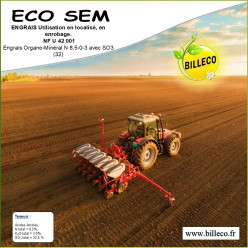 ECO SEM - Engrais NF U 42-001 / Engrais Organo-minéral N 8,5-0-3 avec SO3 (32)