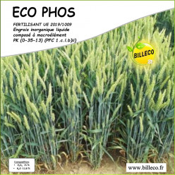ECO PHOS - Fertilisant UE 2019/1009 / Engrais inorganique liquide composé à macroéléments PK (0-35-13) (PFC 1.c.l.b) ii)