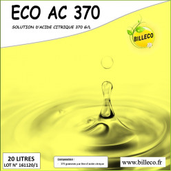 ECO AC370 - Solution d&#039;Acide citrique 370g/l