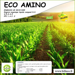 ECO AMINO - Engrais organique liquide à base d&#039;acides aminés et de potasse composé N K (4,5-0-4,0)
