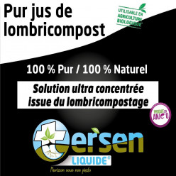 PUR JUS DE LOMBRICOMPOST - Fraction liquide ultra concentrée du Lombricompost
