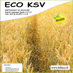 ECO KSV - Fertilisant UE 2019/1009 / Engrais organique liquide 2-0-13 avec SO3 (6,0) (PFC 1.A.2)