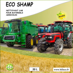 ECO SHAMP - Nettoyant UAB pour matériels agricoles
