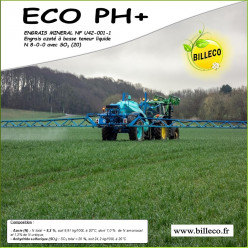 ECO PH + - Engrais minéral NF U42-001-1 / Engrais azoté à basse teneur liquide N 8-0-0 avec SO3 (20)
