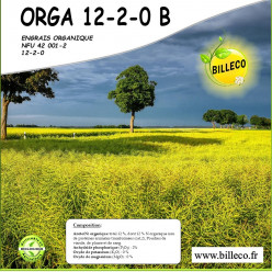 ORGA 12-2-0 B - Engrais organique  NFU 42 001-2