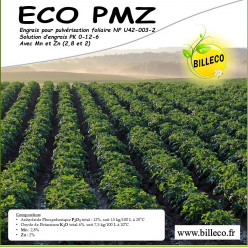 ECO PMZ - Engrais pour pulvérisation foliaire NF U42-003-2