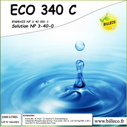 ECO 340 C - Engrais NF U 42 001-1                                                           Solution NP 3-40-0
