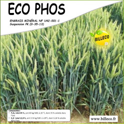 ECO PHOS - Fertilisant UE 2019/1009 / Engrais inorganique liquide composé à macroéléments PK (0-35-13) (PFC 1.c.l.b) ii)